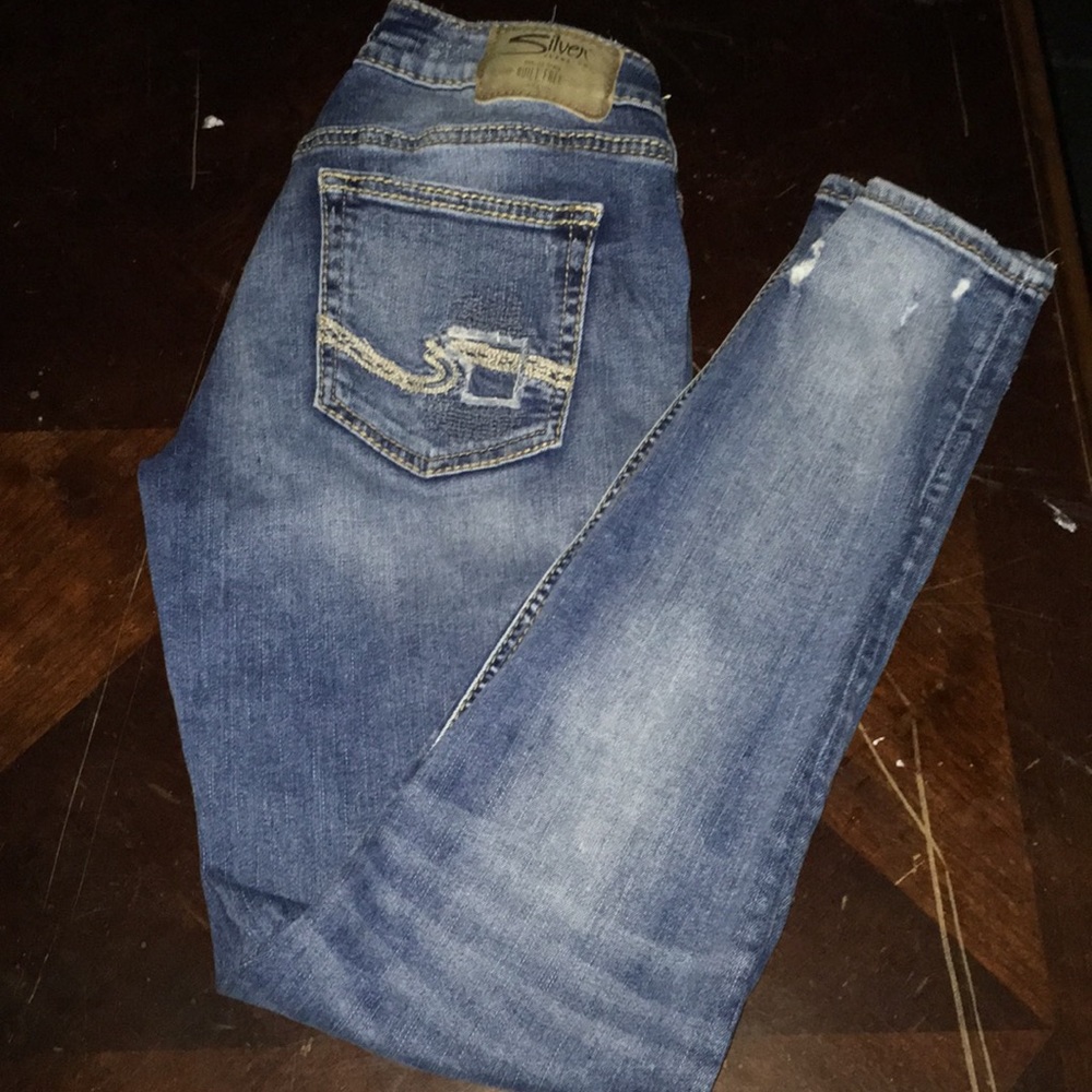 Silver jeans